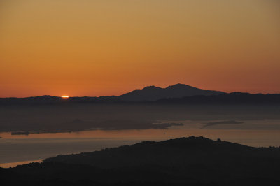 Sunrise by Mt. Diablo