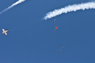 Parachutes from the Pitts