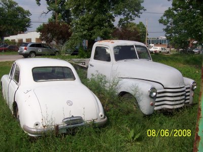 The same Chevy with an MG