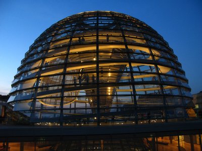 the roof of the Reichstag.