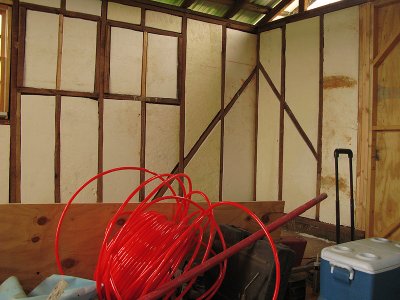 Now it looks like an inside-out Tudor cottage!