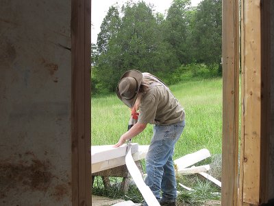 It only took an afternoon (with Jim and Randy and Sandy helping!!)