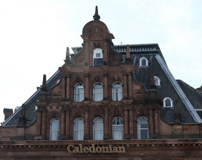 The Caledonian Hilton- our hotel in Edinburgh