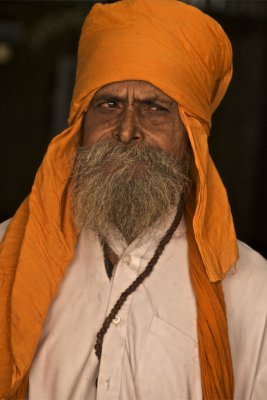 Orange turban