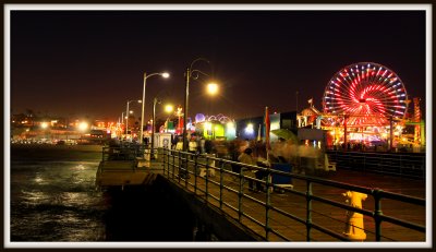 Santa Monica Pier @  Night
