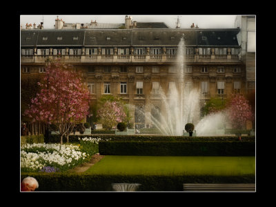 Le printemps... place du Palais Royal