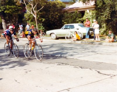 Cats Hill 2. Greg LeMond & Wayne Stetina