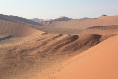 On top of Dune 45 - Namib Desert