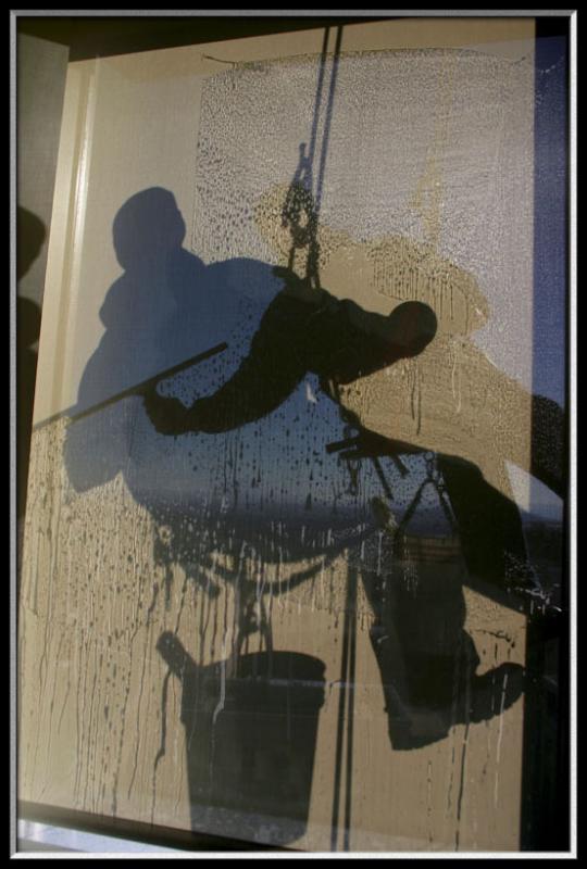 window washer silhouette
