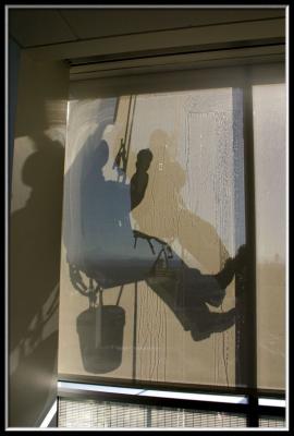 Window washer shadows