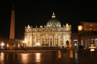 St. Peter's at night