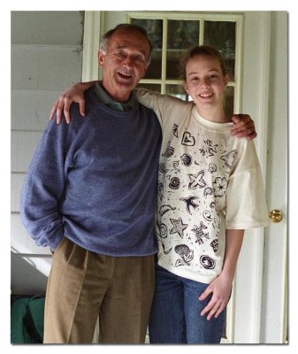 Nonno and Stephania (age 13) - 1996
