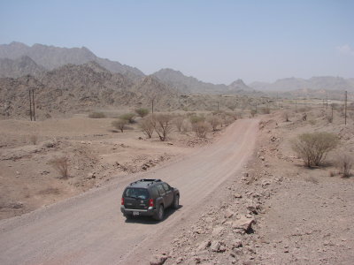 Memasuki wilayah Oman - tdk ada border disini..