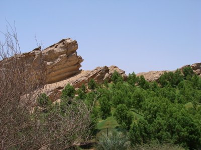 bagian yg paling hijau di Jabal Hafeet