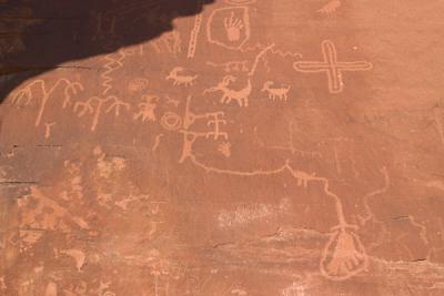 The Chief is a Fink, Petroglyph (graffiti)