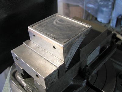Clock drive tray - milling pocket for felt
