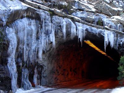 Icicles, huge icicles!!!