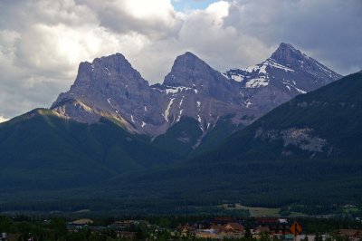 The Three Sisters, Canmore, Alberta, Canada