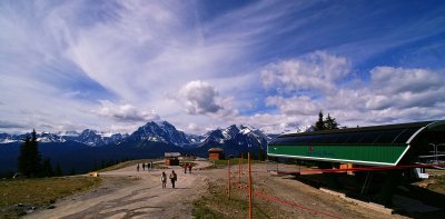 From the top of Whitehorn Mountain, Lake Louise, Banff National Park, Alberta, Canada  #1