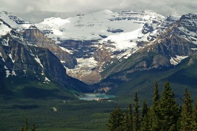 Lake Louise, Mount Victoria, and  Victoria Glacier