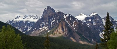 Mt Quadra, Mt. Babel and the Ten Peaks in Banff National Park