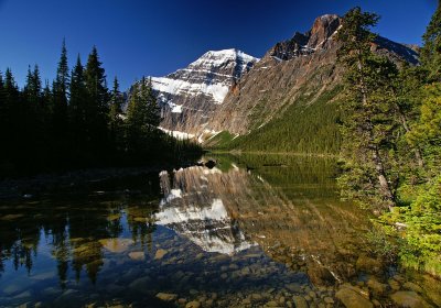 Mt. Edith Cavell and Cavell Lake #4