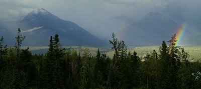 Rainbow over the Columbia River Valley #4