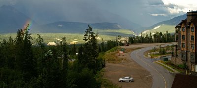 The view from Kicking Horse Lodge, Golden, BC #1