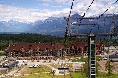 Kicking Horse Resort from ski lift