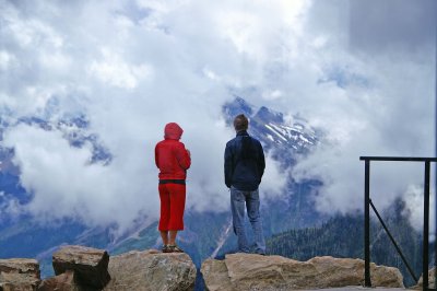 Looking over the valley from Kicking Horse Mountain #2