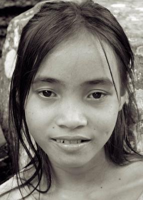 Temple child ..Angkor