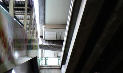 Asoke skytrain station :-  from beneath.