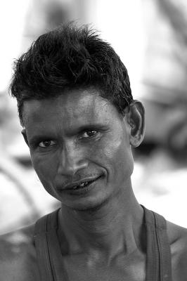 Mandalay market worker