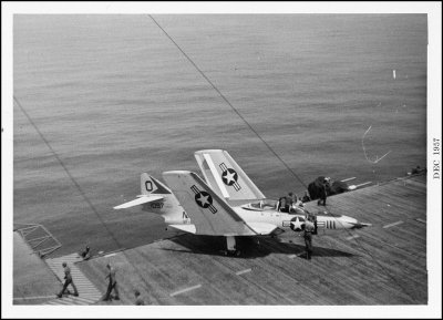 on board the USS Lake Champlain