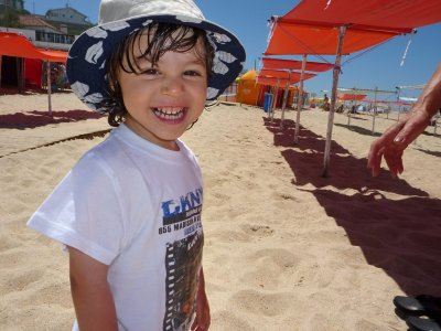 Na praia 2009-07-23