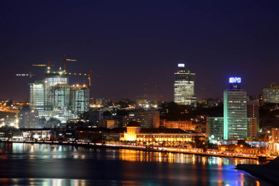 Luanda Bay at night
