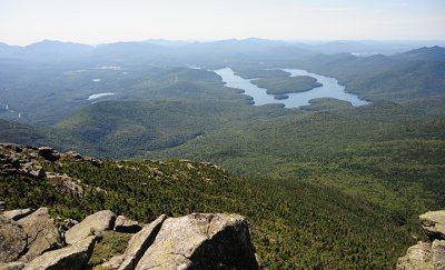 Lake Placid from the top of Whiteface Mt.