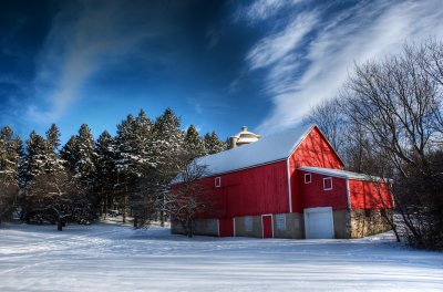 Winter in Hales Corners, Wisconsin