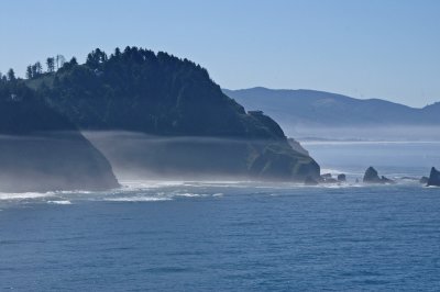 Foggy coast