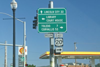 Rt 20 - west coast - we live near RT 20 on the east coast.