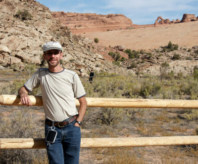 My nephew Jeff spent part of the day with us in Arches