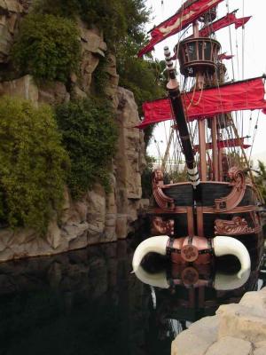 new red pirate ship