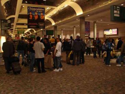 the baggage claim