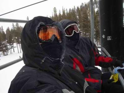 thats me in the orange googles and matt in the other one