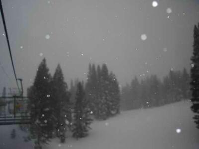 the snow really came down at times