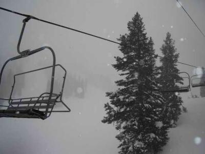 couldn't see much