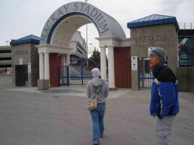 their football stadium