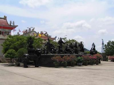 big statues of gods