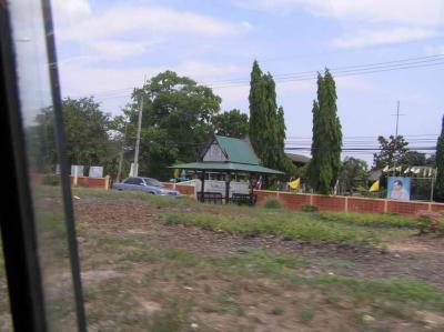 and bus stops