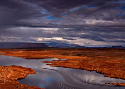 Lake Powell - Stormy Winter Afternoon